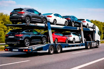 transporte de veiculos cegonha