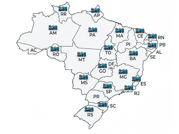 Transporte de veículos em cegonha profissional Brasil